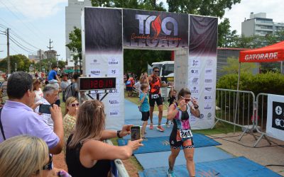 El «21 de Diciembre» presente en el triatlón.